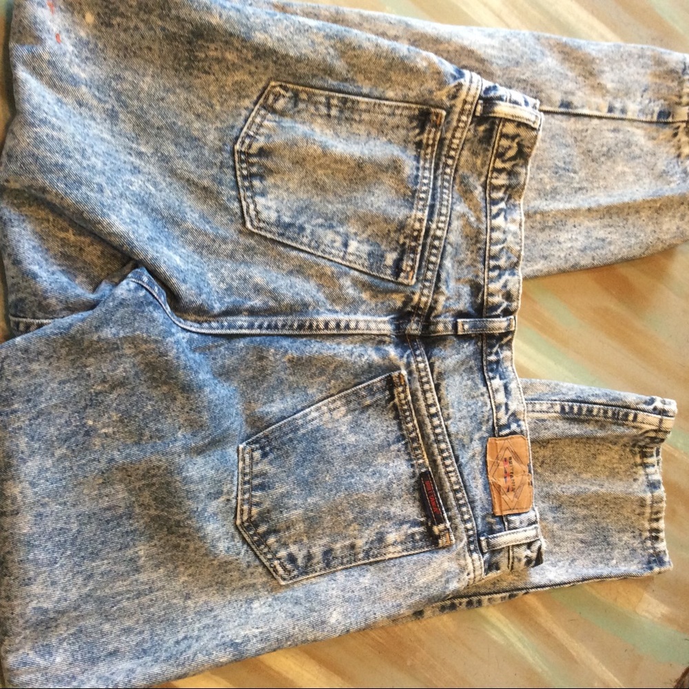 Vintage Brittania acid wash jeans